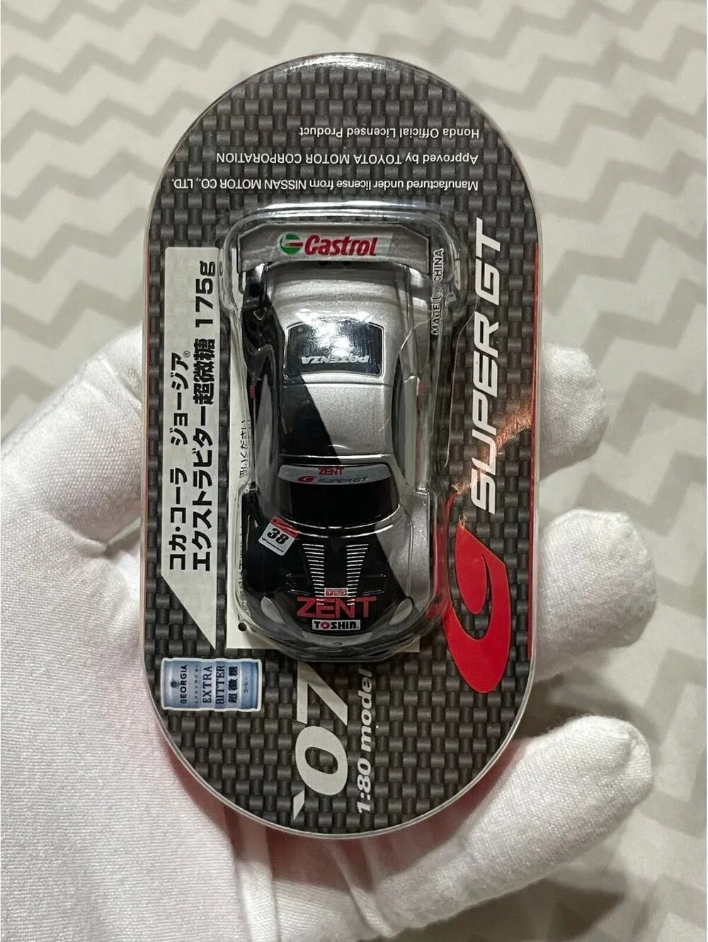 Lexus Sc430 zent Castrol Diecast 1:80 Ebbro Japan Excl Super GT